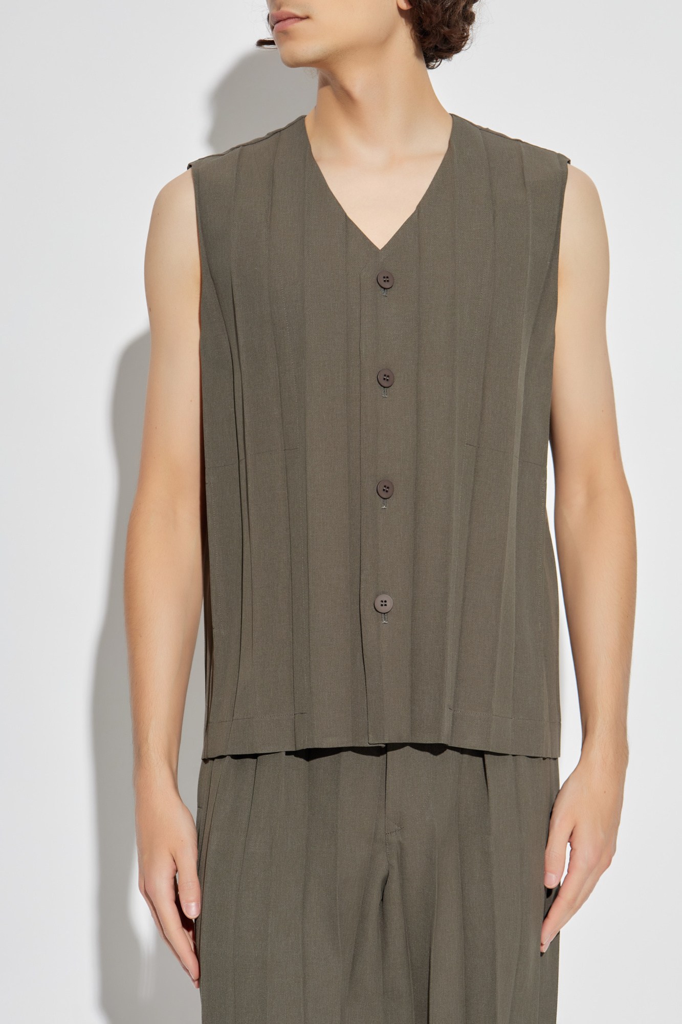Homme Plissé Issey Miyake Pleated vest | Men's Clothing | Vitkac